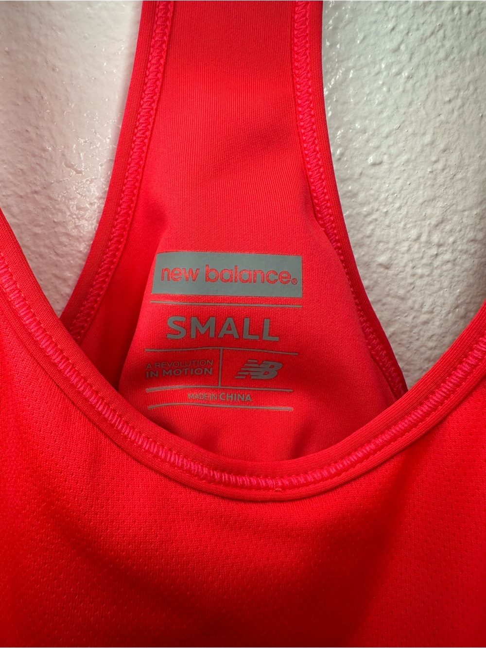 New Balance Neon Pink Racerback Tank Top - Picture 7 of 11